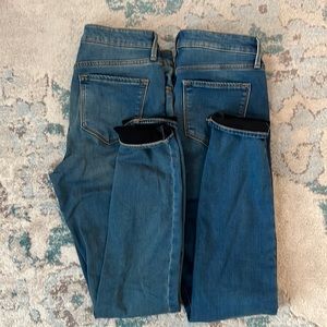 Old Navy Rockstar Super Skinny with built in fleece- 2 Pair selling together!